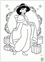 Christmas_Disney_princesses-ColoringPage-07