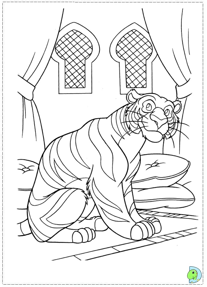 disney alladin castle coloring pages - photo #16
