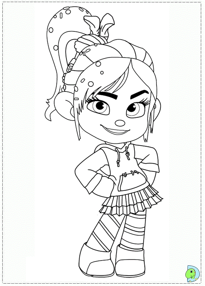 406 Cartoon Disney Wreck It Ralph Coloring Pages with disney character