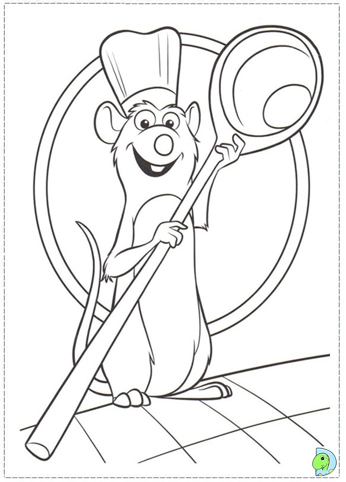 Ratatouille coloring page- DinoKids.org