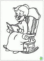 Coloring-Granny-Looney_tunes-02