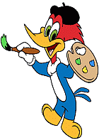 Woody Woodpecker coloring pages for kids
