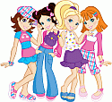 Polly Pocket coloring pages for kids