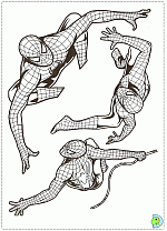 Spiderman coloring pages DinoKids.org