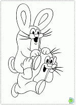 The Mole Krtek coloring pages- DinoKids.org