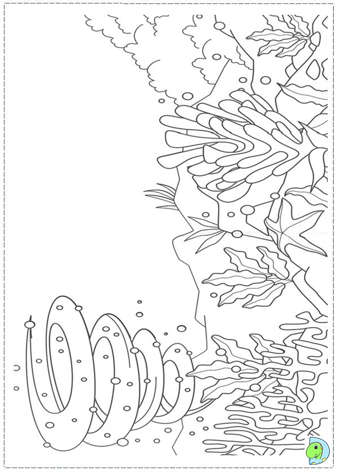 Rainbow Fish coloring page- DinoKids.org