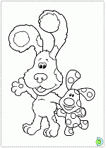 Blue's Clues coloring pages- DinoKids.org