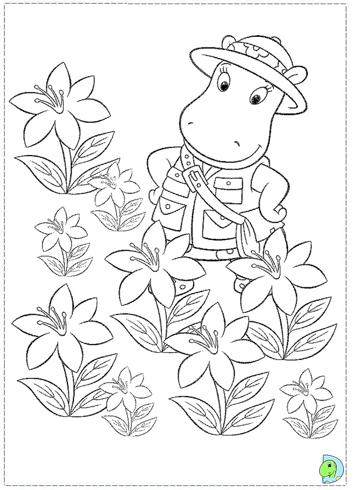 Backyardigans coloring page to print- DinoKids.org
