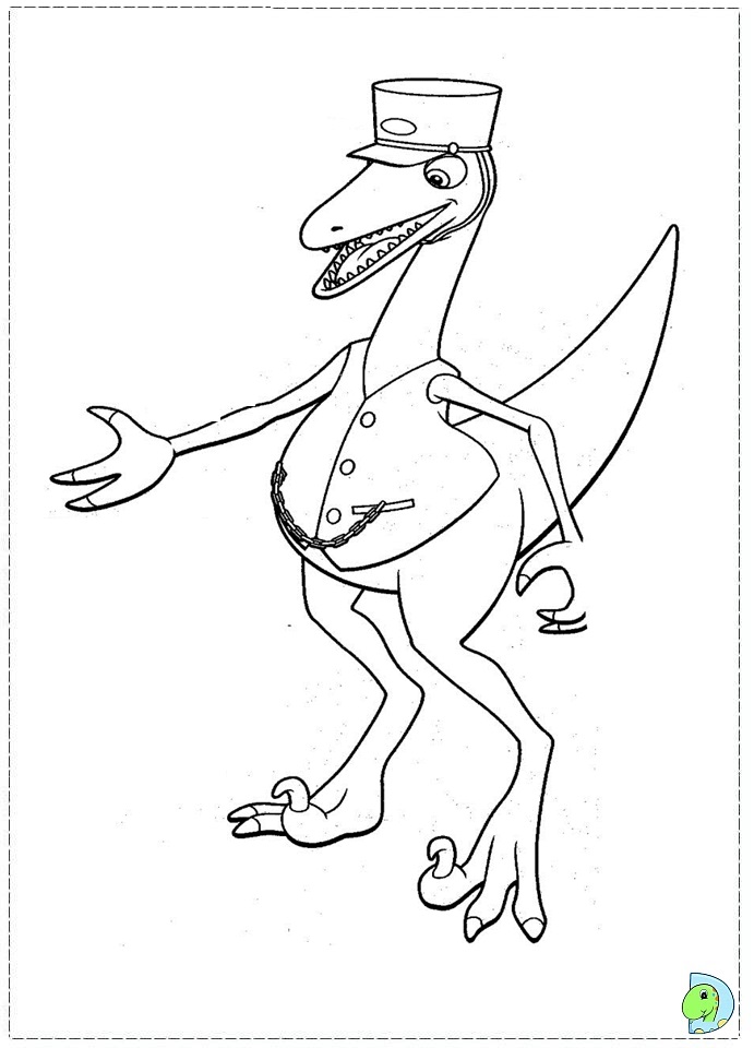 Dinosaur Train coloring page- DinoKids.org