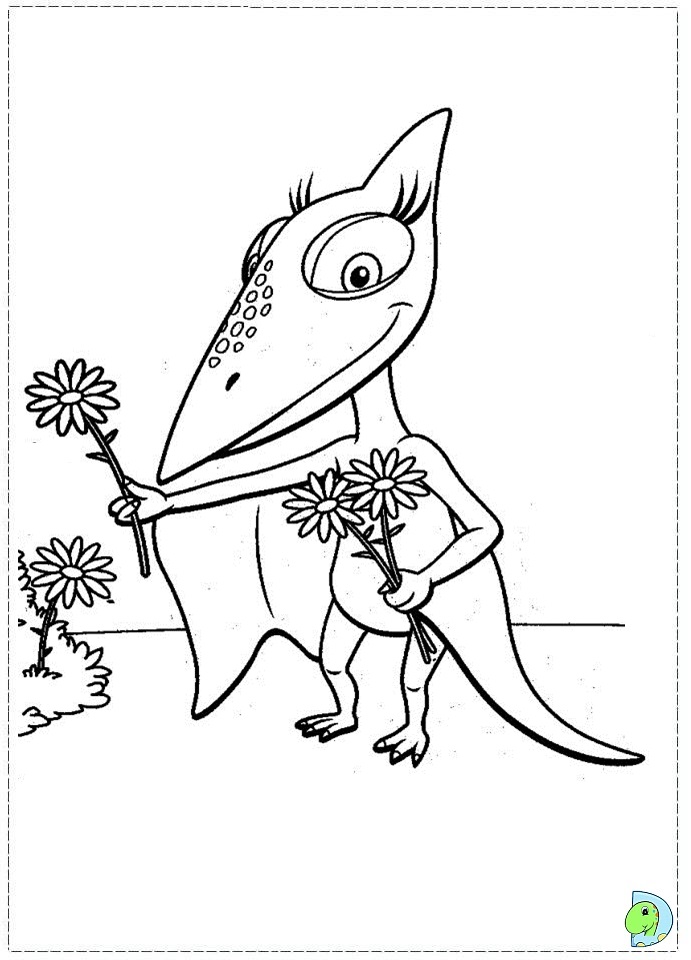 Dino Train Coloring Page Coloring Pages