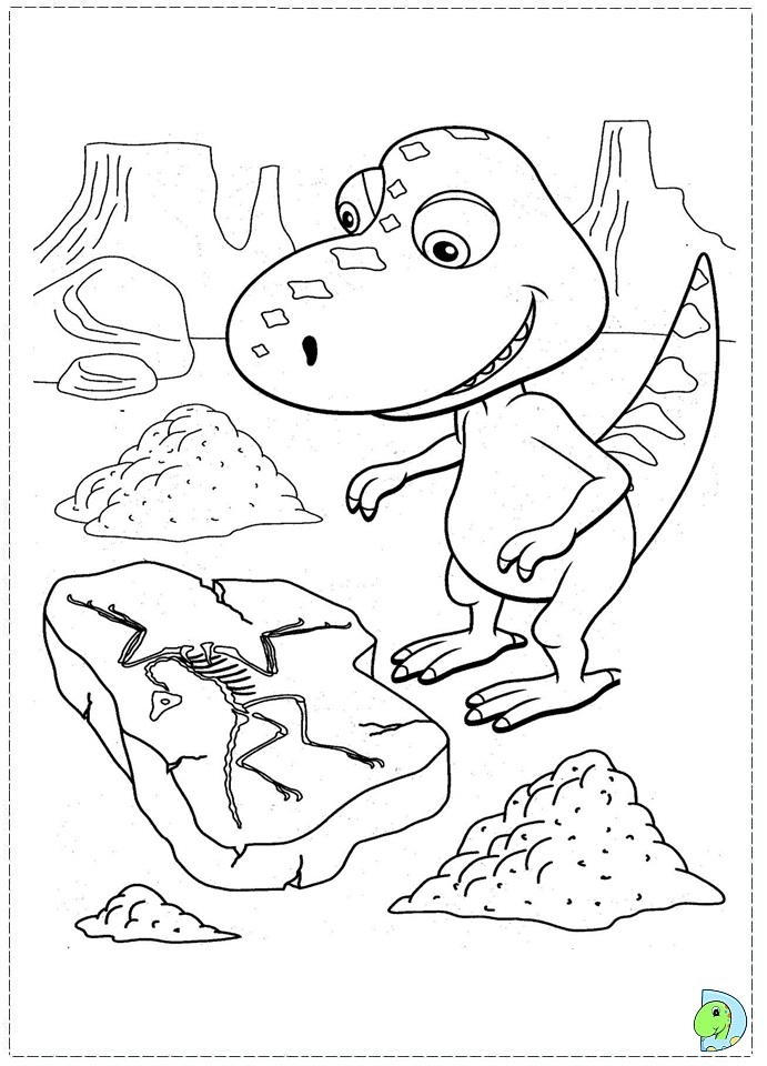 dinosaur train coloring pages shiny