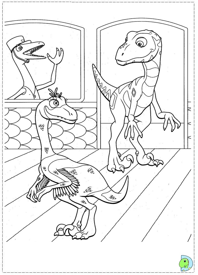 Dino train Coloring page- DinoKids.org