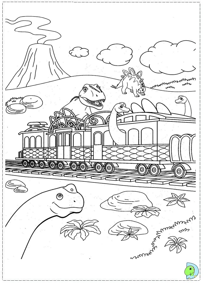 Dino train Coloring page- DinoKids.org