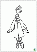Inspector Gadget coloring pages, colouring Inspector Gadget- DinoKids.org