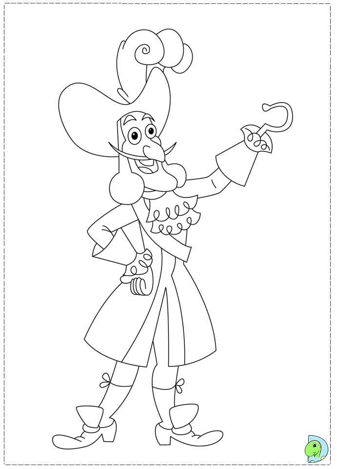 Captain Jake And The Neverland Pirates Coloring Pages Captain Jake And The Neverland Pirates Coloring Pages