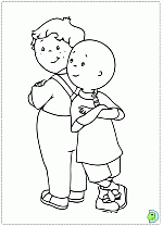 Caillou coloring pages, colouring Caillou- DinoKids.org