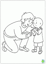 Caillou coloring pages, colouring Caillou- DinoKids.org