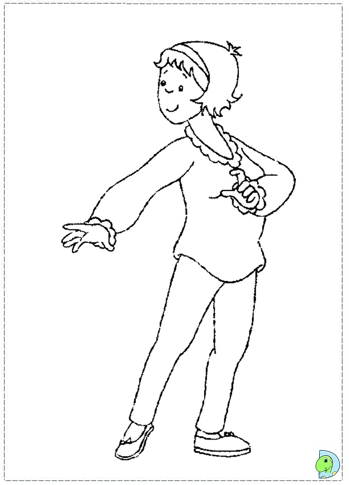 caillou coloring pages gilbert - photo #46