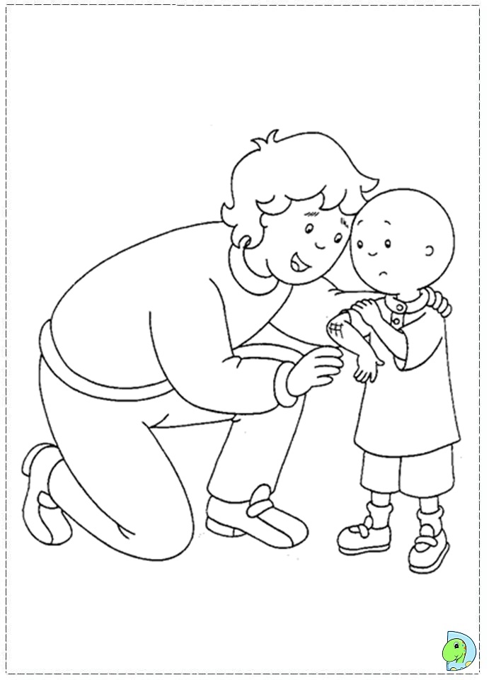 caillou halloween coloring pages - photo #46