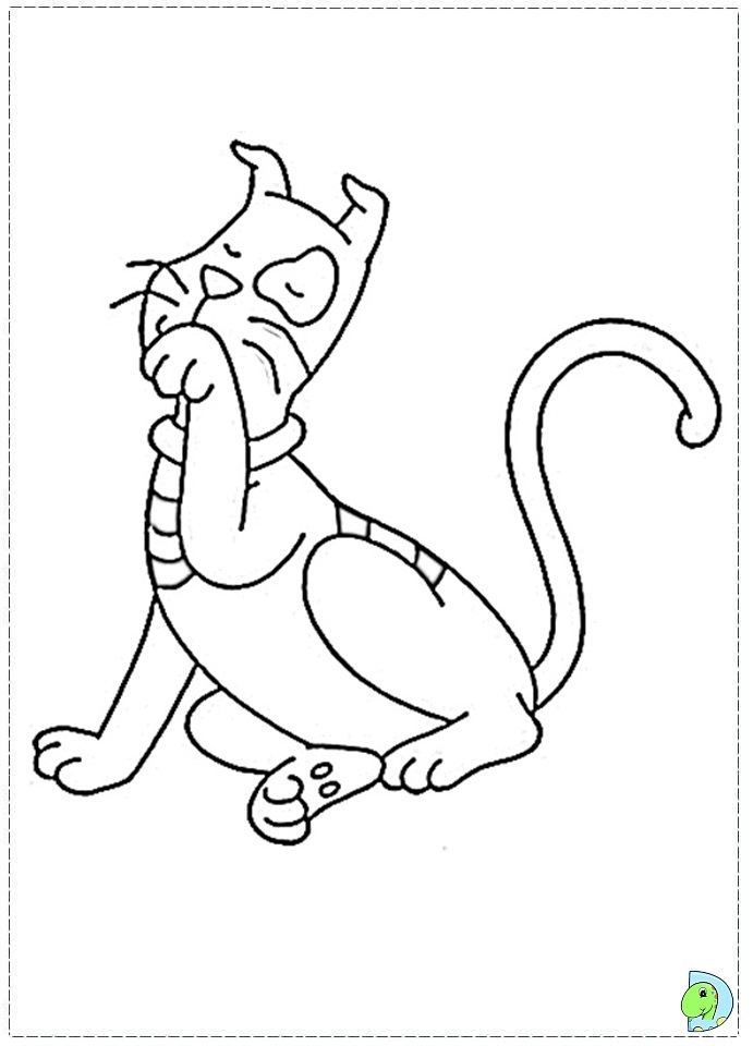 Caillou coloring page- DinoKids.org