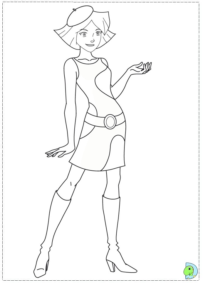 Totally spies coloring pages- DinoKids.org
