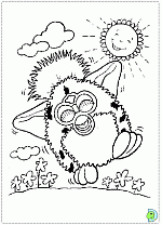 Furbys coloring pages, Furbys coloring book- DinoKids.org