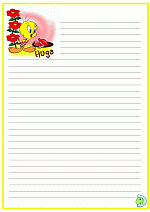 Tweety-WritingPaper-10