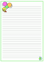 Tweety-WritingPaper-20