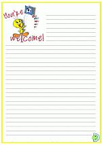 Tweety-WritingPaper-25