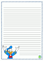 Donald_Duck-WritingPaper-12
