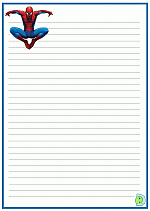 Spiderman-Writing_Paper-14