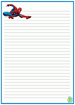 Spiderman-Writing_Paper-17