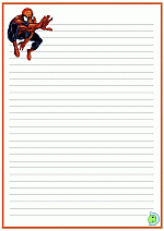 Spiderman-Writing_Paper-18