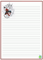 Spiderman-Writing_Paper-23