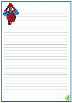 Spiderman-Writing_Paper-26