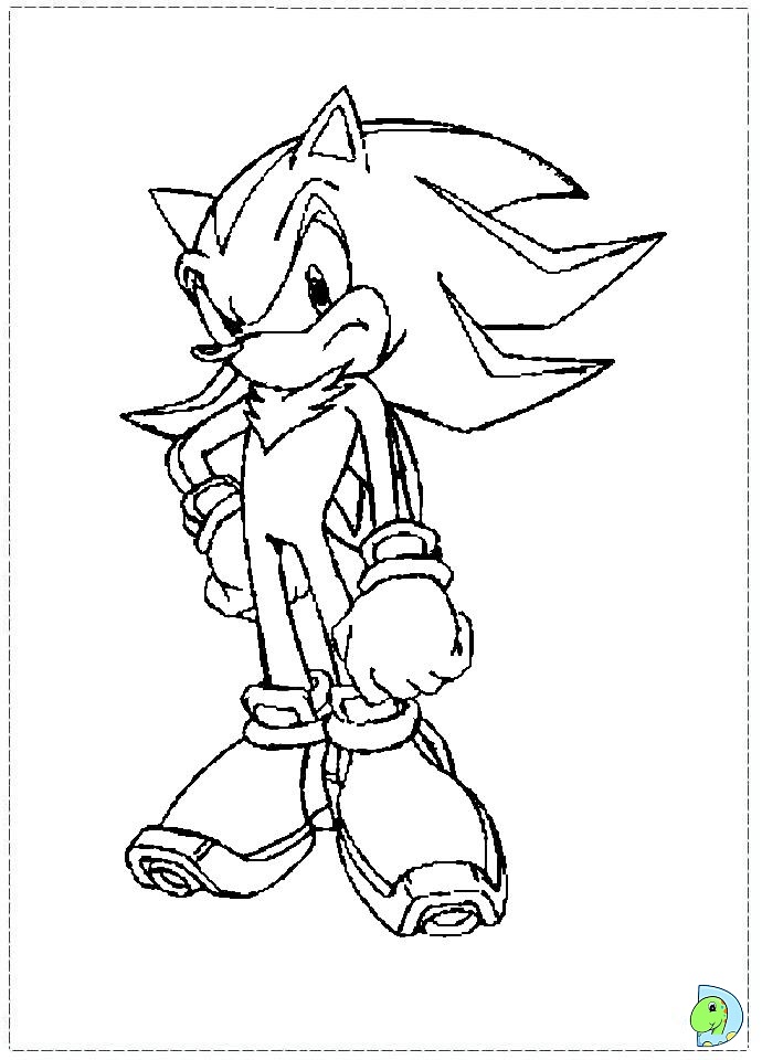 Sonic Coloring page- DinoKids.org