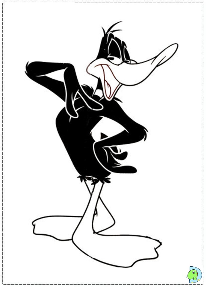 daffy duck printable coloring pages - photo #9