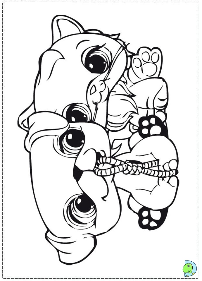 Littlest Pet Shop Coloring page - DinoKids.org