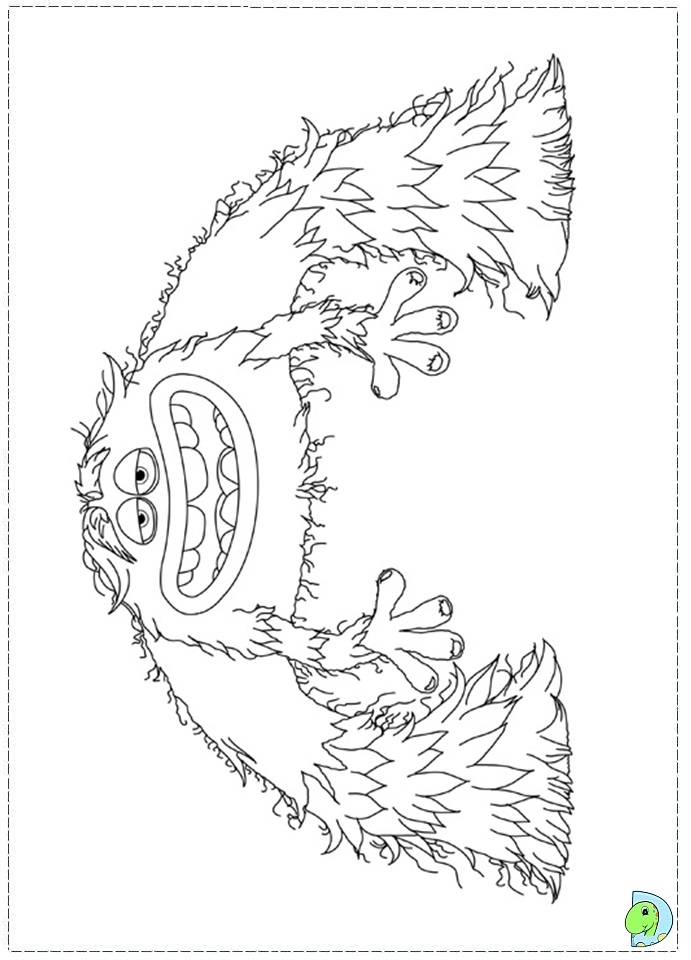 Monsters University Coloring page- DinoKids.org