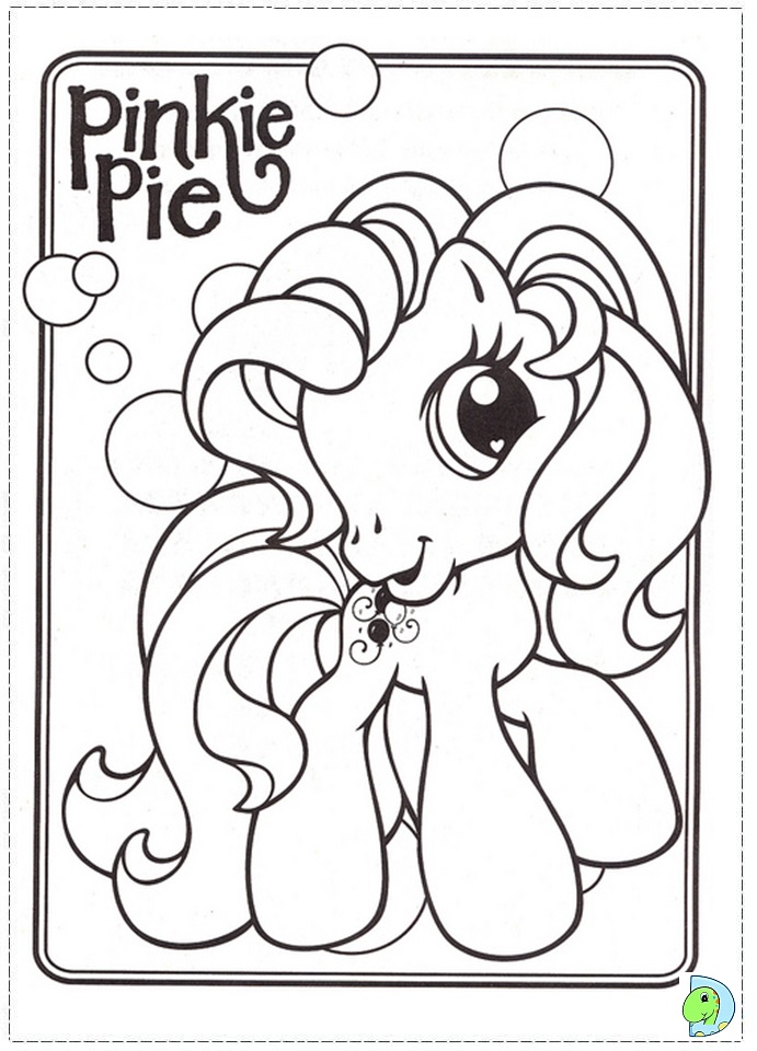 My Little Pony Coloring page- DinoKids.org