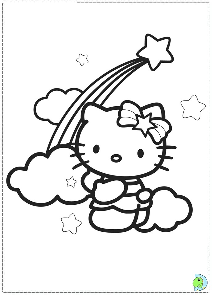 i love you hello kitty coloring pages - photo #44