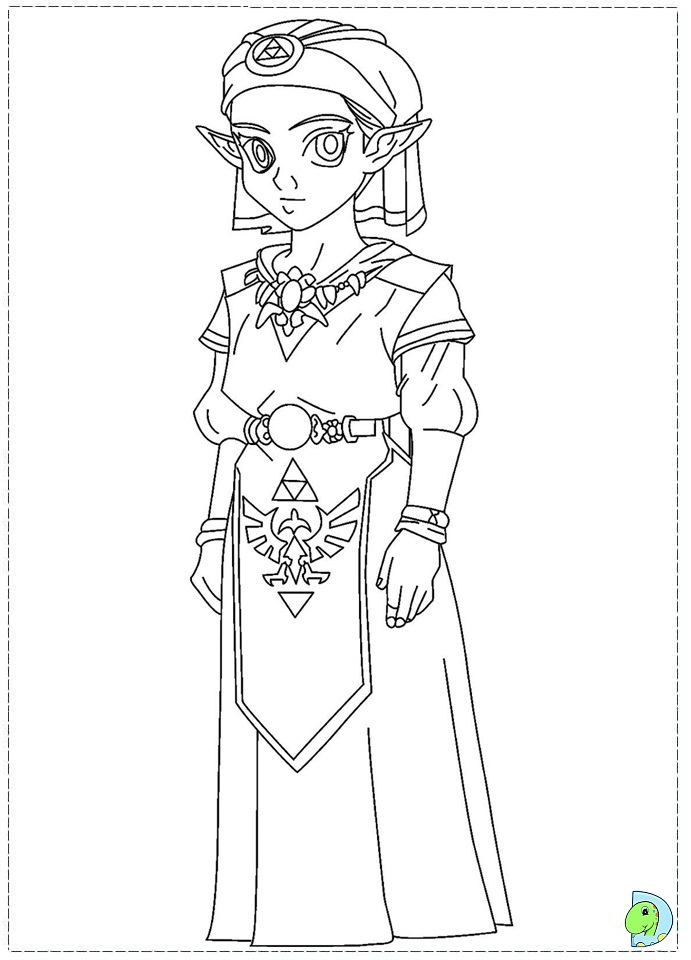 Zelda Triforce Coloring Pages Coloring Pages