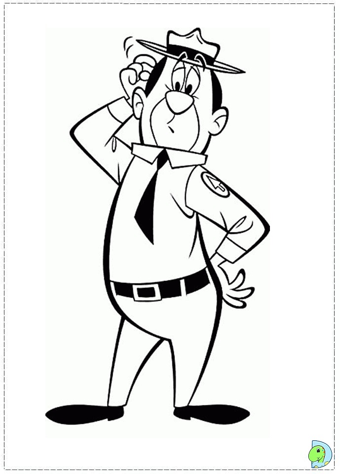 Yogi Bear Coloring page- DinoKids.org