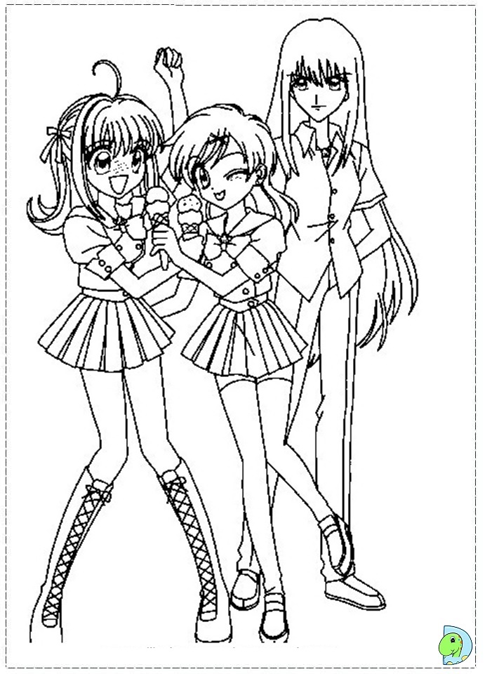 Mermaid Melody coloring page