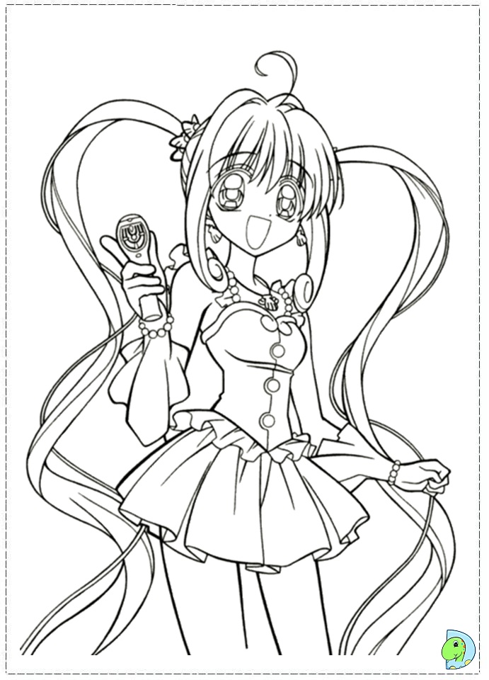 Mermaid Melody coloring page