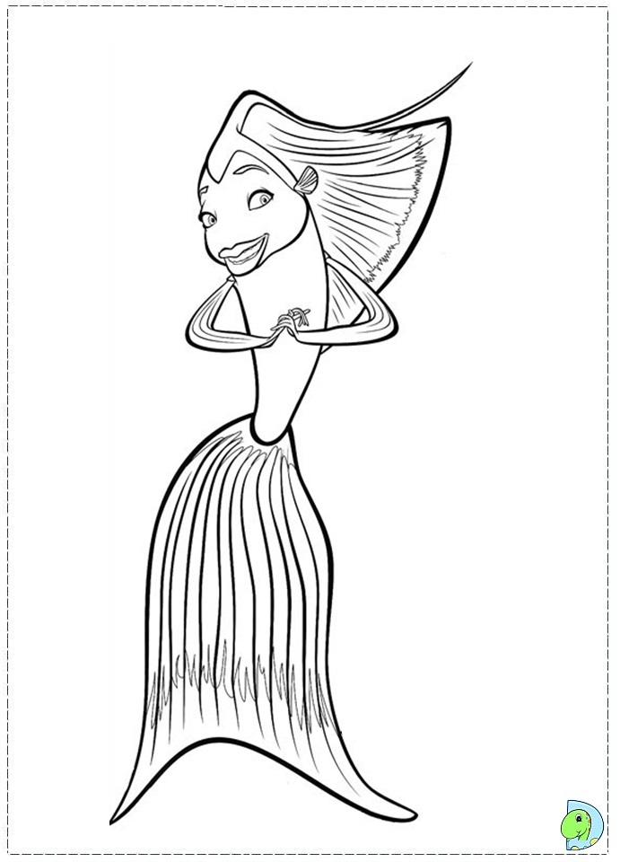 Shark Tale coloring page- DinoKids.org