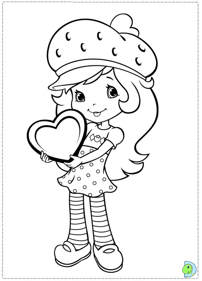 Strawberry Shortcake coloring pages to print for free - Strawberry  Shortcake Kids Coloring Pages