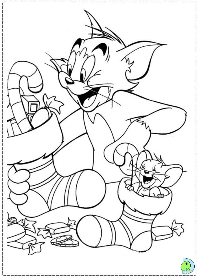 tom and jerry halloween coloring pages