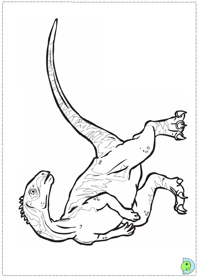 Walking with Dinosaurs coloring page- DinoKids.org