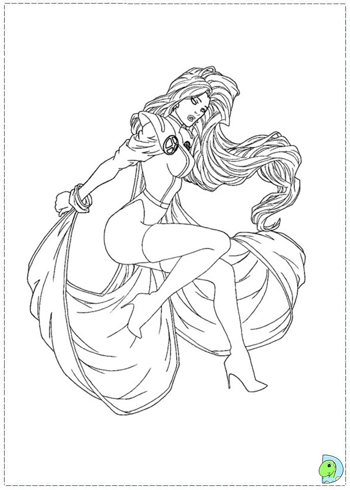 marvel psylocke coloring pages - photo #19